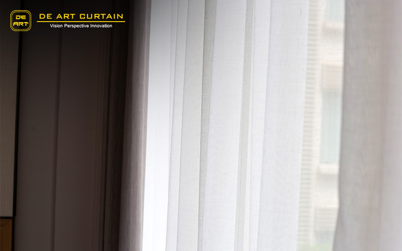 white curtain